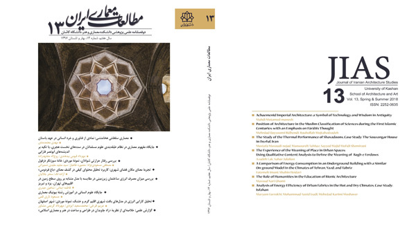 Latest Edition of Journal of Iranian Architecture Studies Available Now